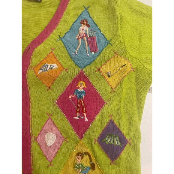 The Collective Works of Berek 2 by Takako Sakon Women’s large cardigan golfers - Picture 6 of 8